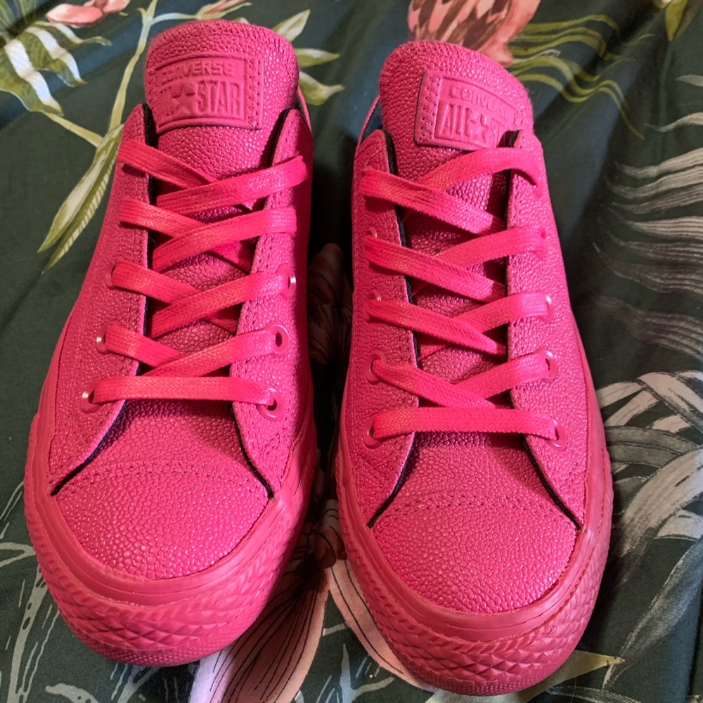 Leather Converse